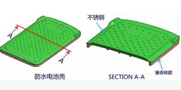 防水胶在金属硅胶电池盖应用